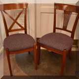 F08. 4 Grange Furniture side chairs 36”h 